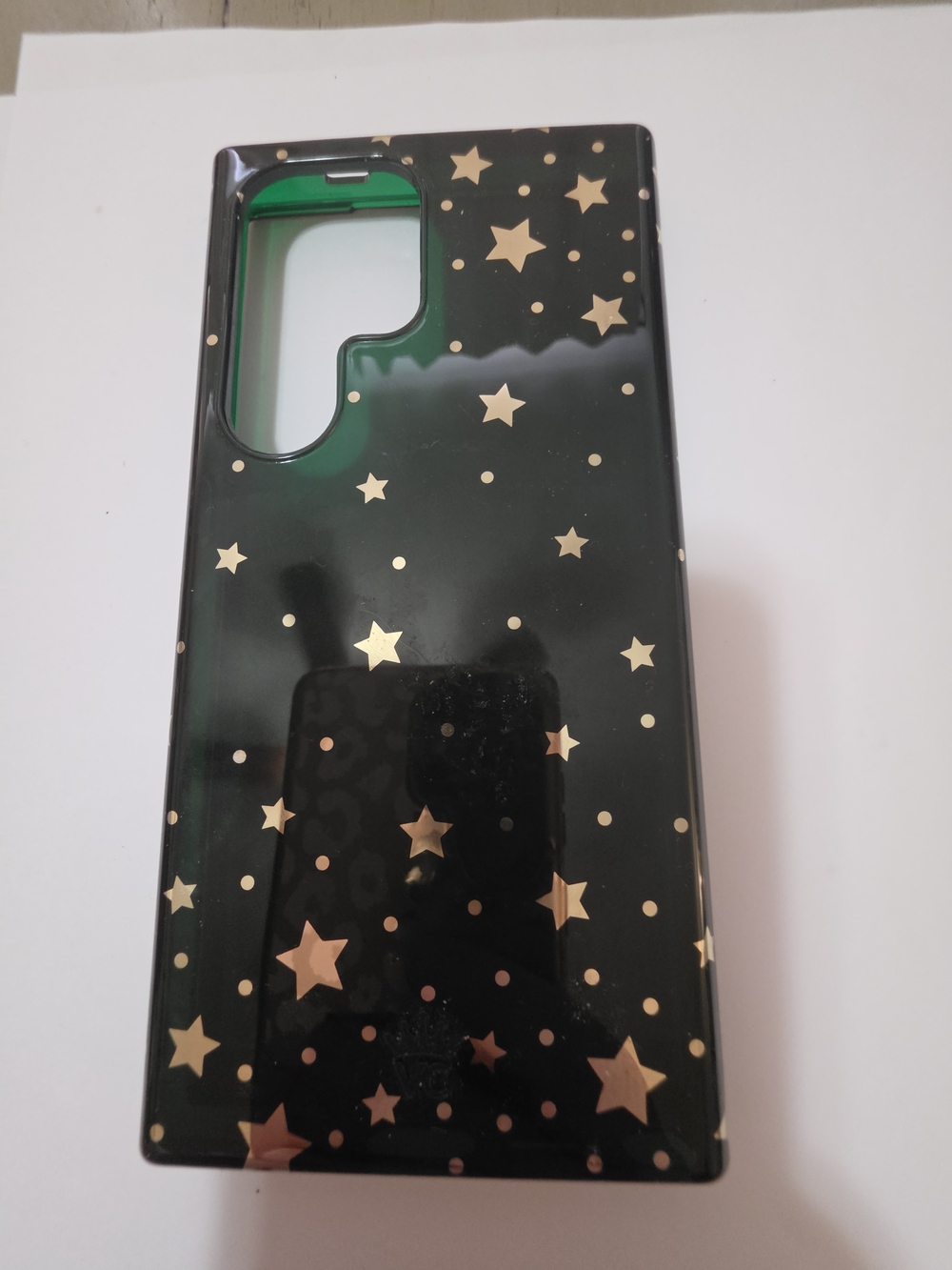Velvet Caviar Black Phone Case with Gold Stars Samsung S24 Ulta